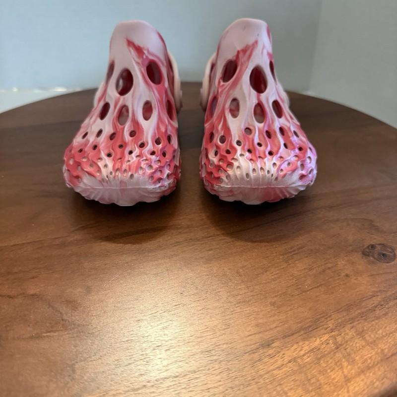 Merrell HYDRO MOC Kids Size 11 Pink White Swirl Rubber Water Shoes Sandals