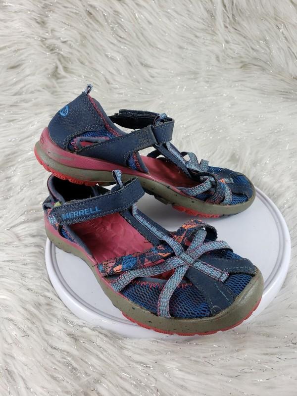 Merrell Hydro Monarch Water Sandal for Girls Navy Blue Size 1 W US Big Kid