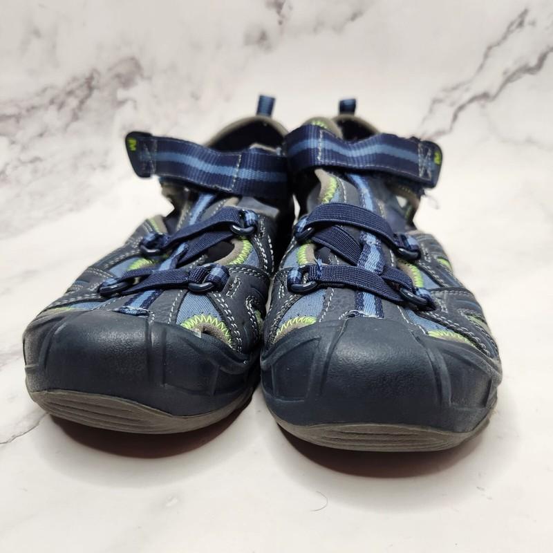 Merrell Hydro Sandals Blue Suede Upper Hiking Camping Walking Shoes Boys 3W