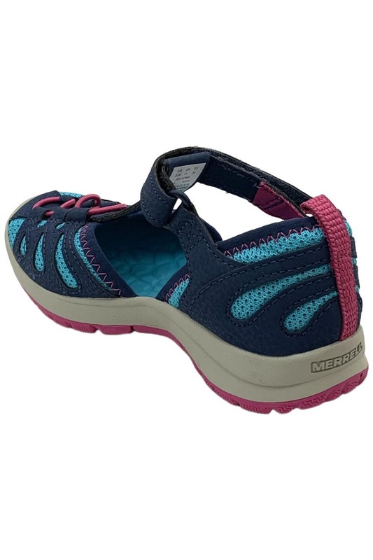 Merrell Kid's Girl Hydro Lily Sandal Navy/Turq/Berry