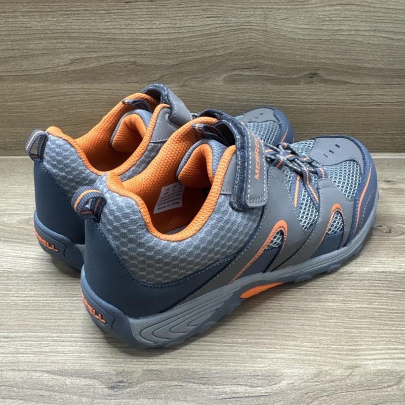 Merrell Kids Shoes Size 6M Gray Orange Used In Good Condition