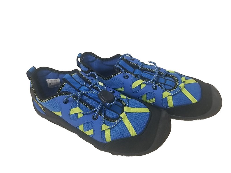 Merrell M-Hydro Cove Water Shoes Youth Kids Boys Size 6M Blue Black Lime Green