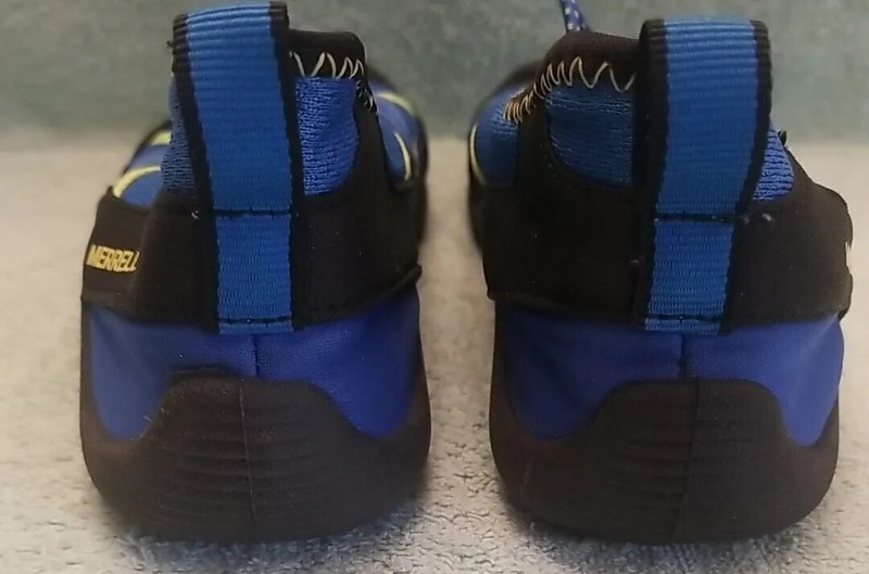 Merrell M-Hydro Cove Water Shoes Youth Kids Boys Size 6M Blue Black Lime Green