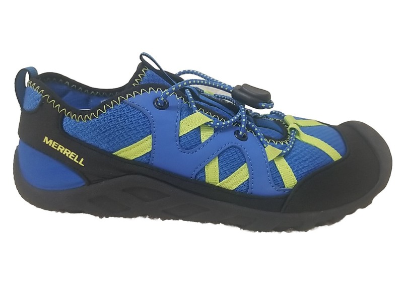 Merrell M-Hydro Cove Water Shoes Youth Kids Boys Size 6M Blue Black Lime Green