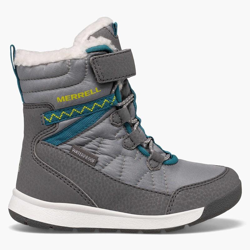 Merrell Snow Crush 3.0 JR Waterproof Winter Boot Toddler Girls' 5 Gray 166132