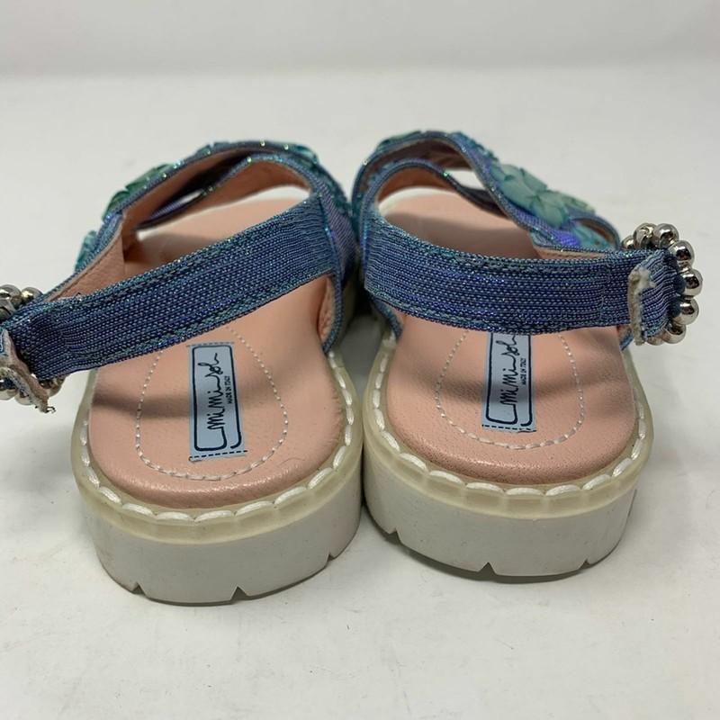 Mi Mi Sol Cross Strap With Flower Embellishment Size 26 / 9.5 US