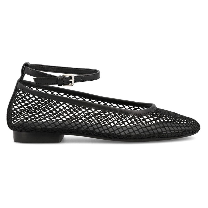 MIA Roz Ankle Strap Ballet Womens Black Flats Casual GS1578604-BLK