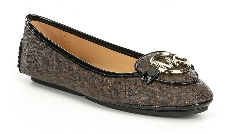 Michael Kors Lillie Moc Brown Logo w/ Gold Hardware Women's sizes 5-11/NEW