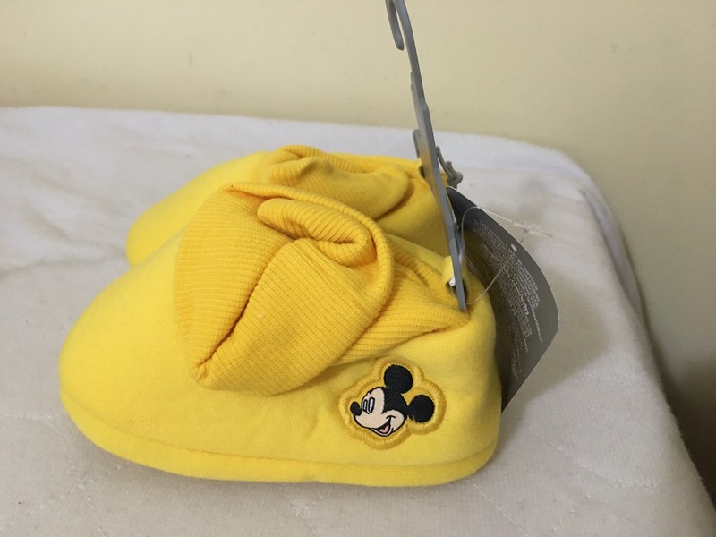 Mickey Mouse Costume Shoes For Baby Disney Store Yellow U Pick NEW