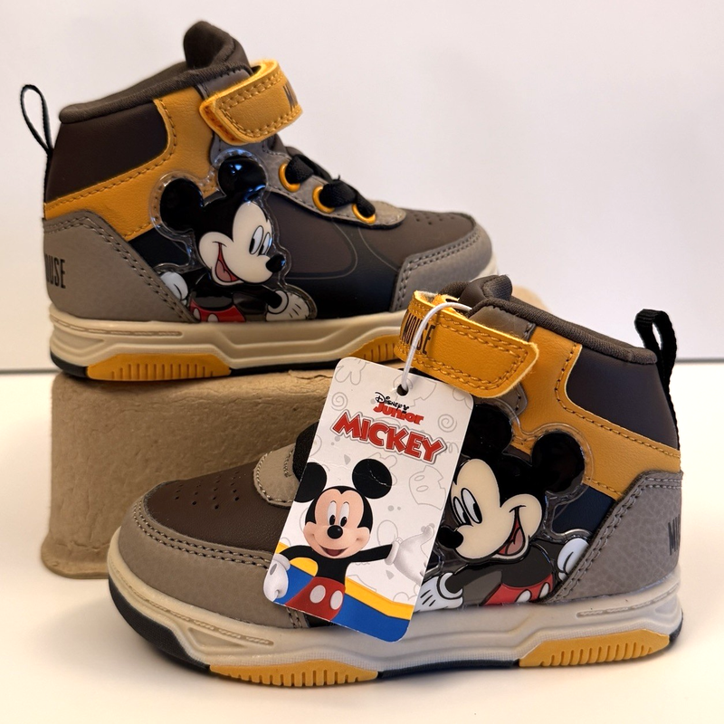 Mickey Mouse Kids' Hiking Outdoor Winter Boots Toddler Boys Shoes Size 7c NWT