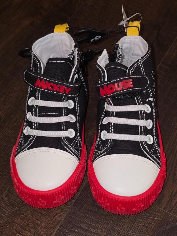 Mickey Mouse Toddler Hi High Top Sneakers Pluto Sz 10 11 12 NEW NWT Shoes