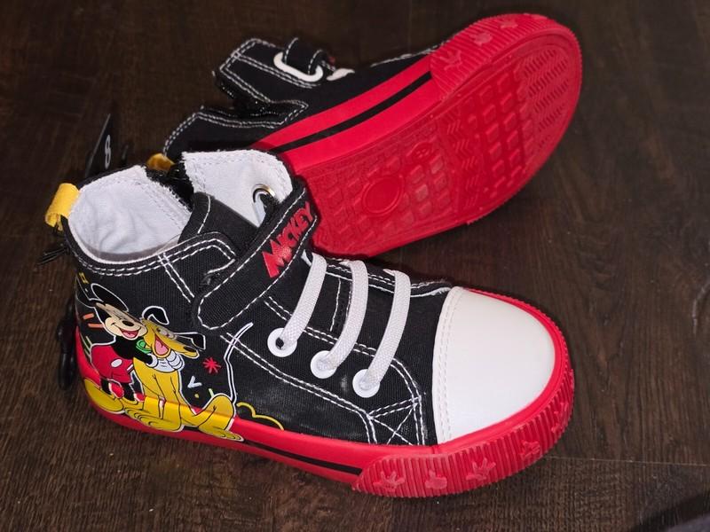 Mickey Mouse Toddler Hi High Top Sneakers Pluto Sz 10 11 12 NEW NWT Shoes
