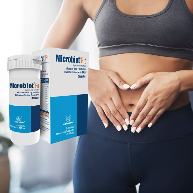 Microbiot Fit BPL-1 Bifidobacterium Lactis 30 Capsules - 1 Month Supply