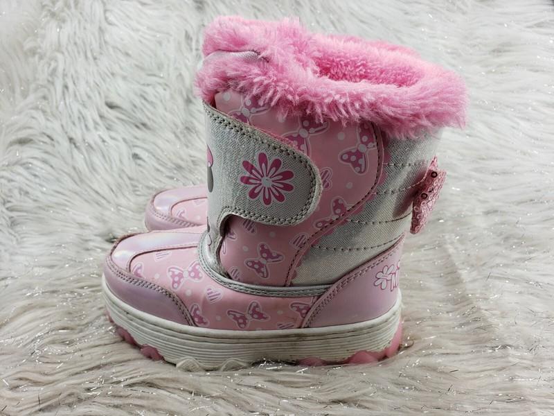 MINNIE Mouse Disney Junior Winter Boots Size US 9 EUR 26