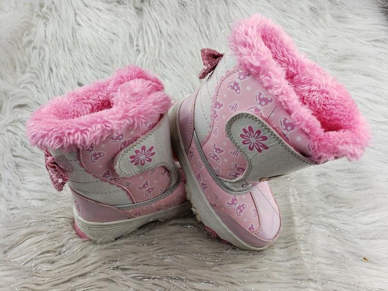 MINNIE Mouse Disney Junior Winter Boots Size US 9 EUR 26