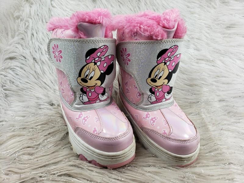 MINNIE Mouse Disney Junior Winter Boots Size US 9 EUR 26