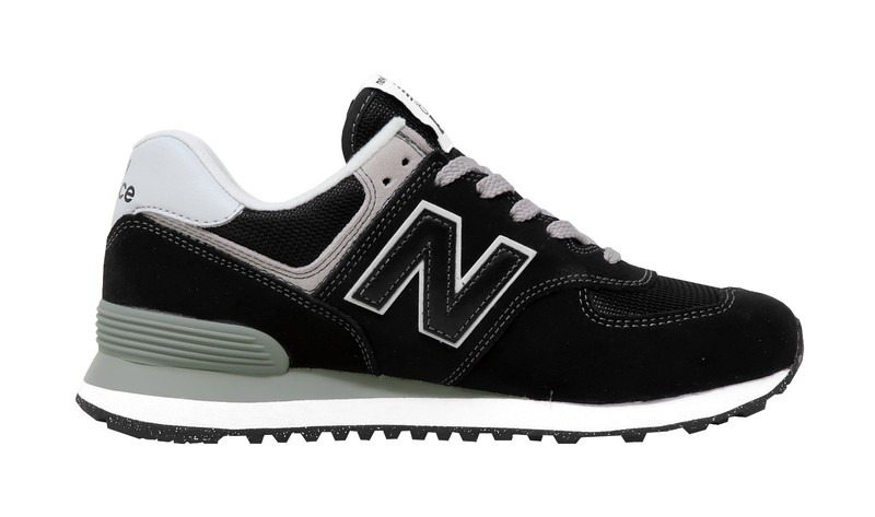 [ML574EVB] New Balance Men's 574 Core Classic Shoes Sneakers - Black/White