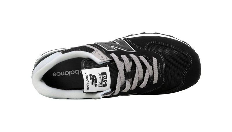 [ML574EVB] New Balance Men's 574 Core Classic Shoes Sneakers - Black/White