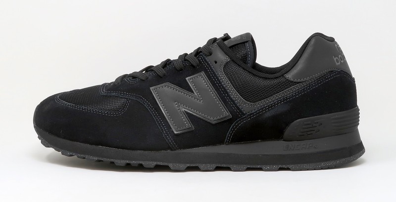 [ML574EVE] New Balance Men's 574 Core Classic Shoes Sneakers - Black/Black