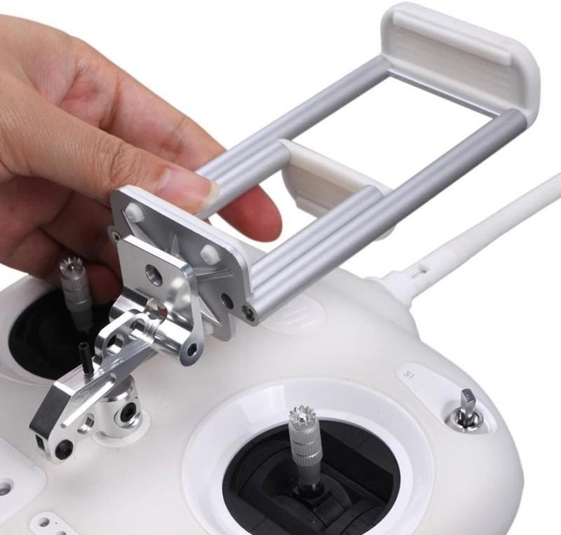 Mobile Device Phone Tablet Holder for DJI Phantom 3 Standard Remote Silver