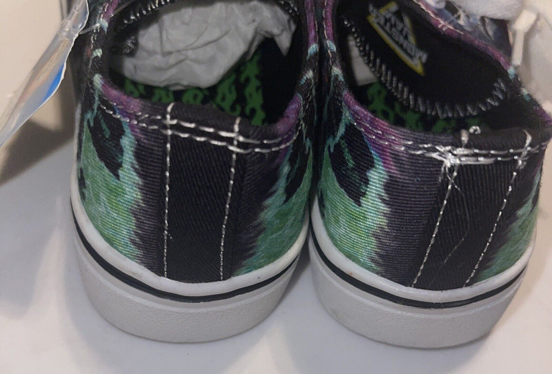 Monster Jam Grave Digger Little Boys Canvas Sneaker Brand New With Tags