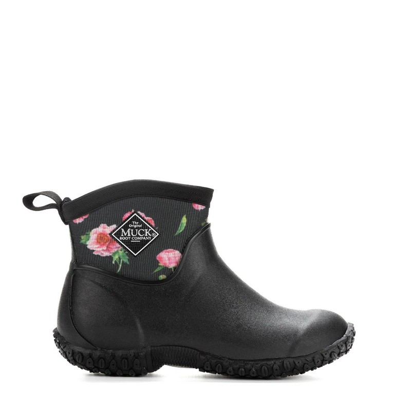 Muck Black Floral Muckster II Boots For Women - Durable & Stylish Footwear