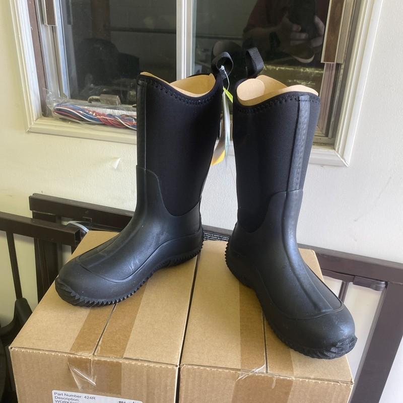 Muck Boot KIDS Youth SIZE 1 Black New in box