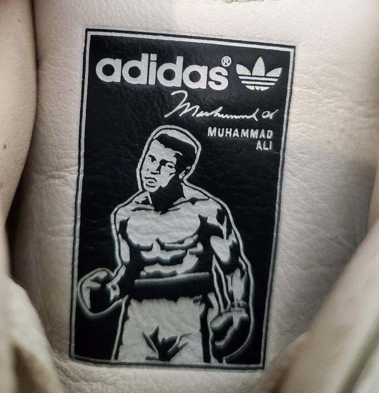 Muhammad Ali Adidas Mens Size 10.5 Blue Stripe White Classic II DS 2005 Shoes