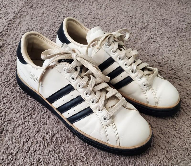 Muhammad Ali Adidas Mens Size 10.5 Blue Stripe White Classic II DS 2005 Shoes