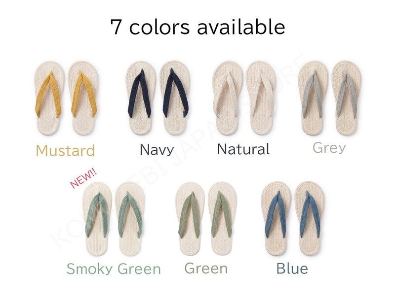 MUJI Cotton Room Sandals Thong type Select Color & Size Unisex