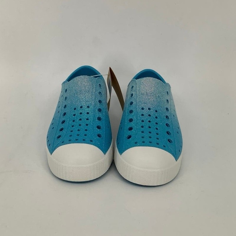 Native Shoes Jefferson Bling Size C13 Coastal Maria Bling/Shell White M28-1