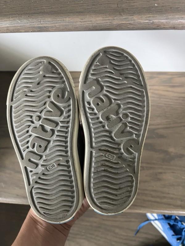 Native Toddler Boys Lot Of 2 Gray & Camo Shoes Size C10