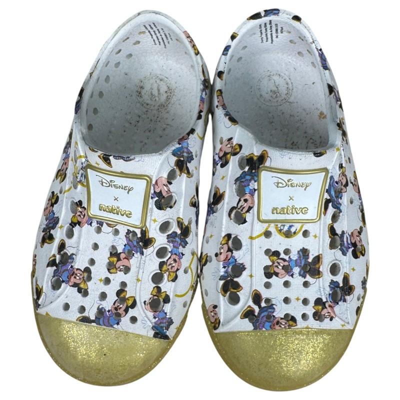 Native X Disney Minnie All Over Print Jefferson Shoes Toddler Size C 6