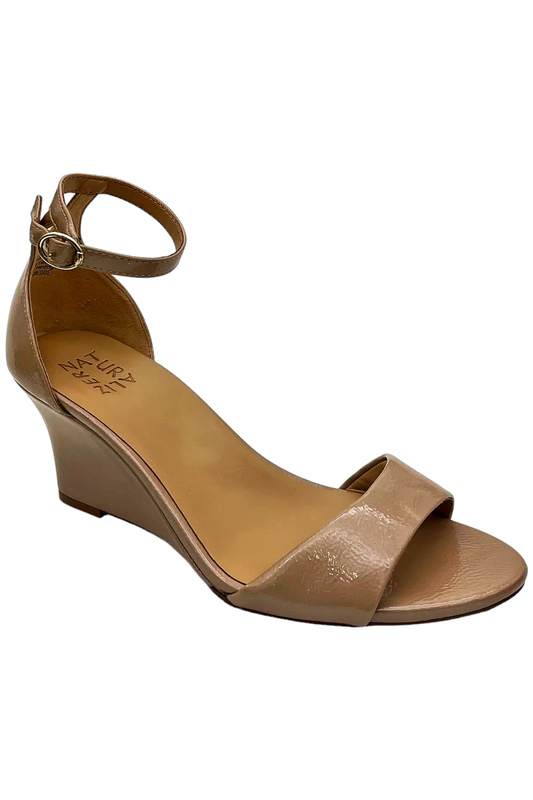 Naturalizer Women's Vera Wedge Heel Sandals Cream Brulee