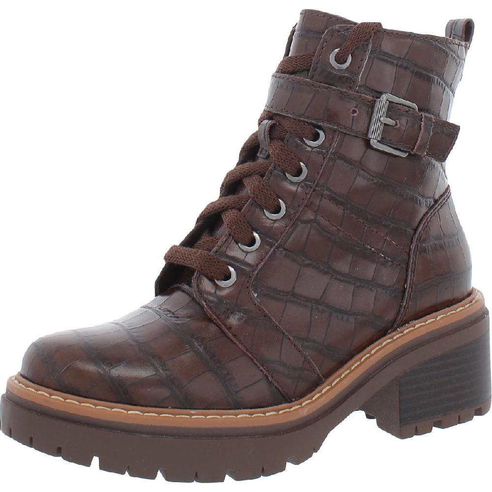 Naturalizer Womens Jac Water Repellent Combat & Lace-up Boots Shoes BHFO 9953