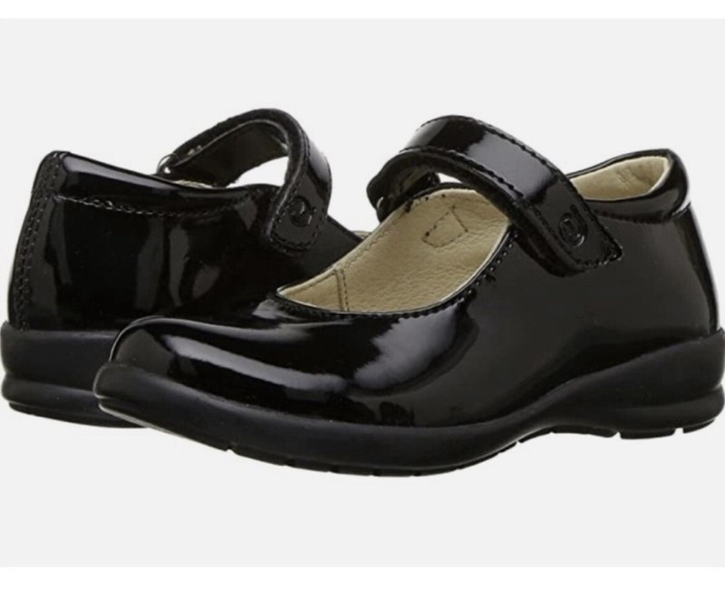 Naturino Catania Black Patent Leather Girls Mary Jane - Size 2