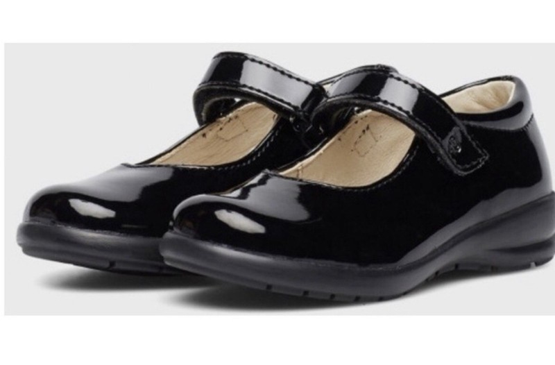 Naturino Catania Black Patent Leather Girls Mary Jane - Size 2