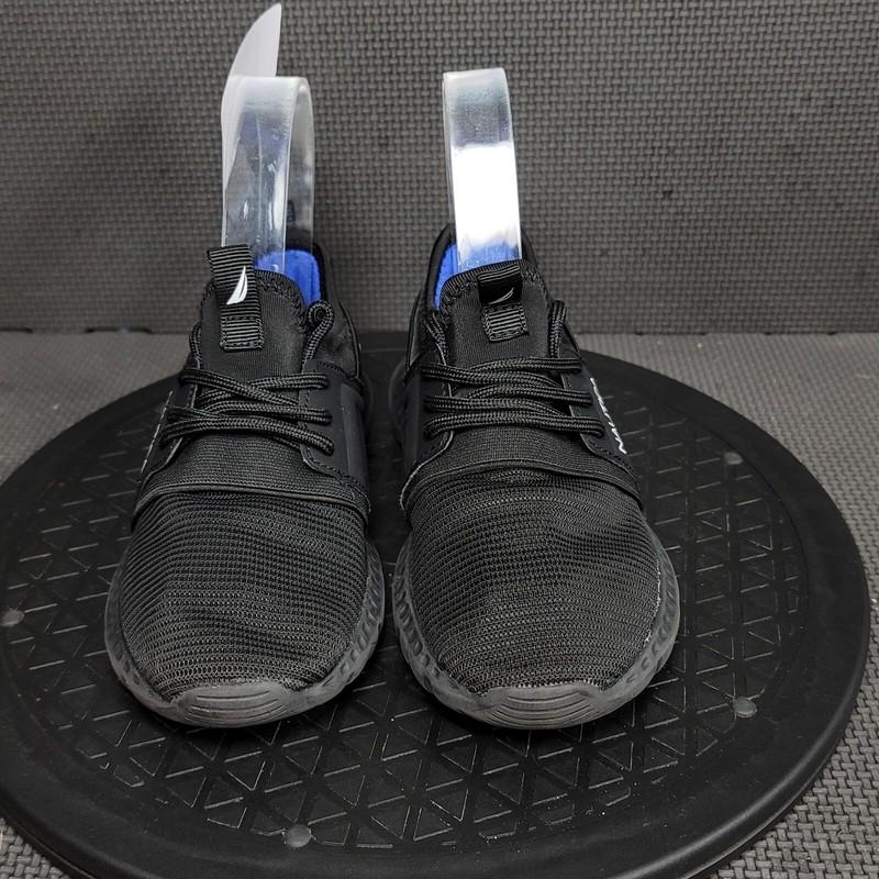 Nautica Kappil Shoes Toddler Sz 12 Black Blue Lightweight Trainers