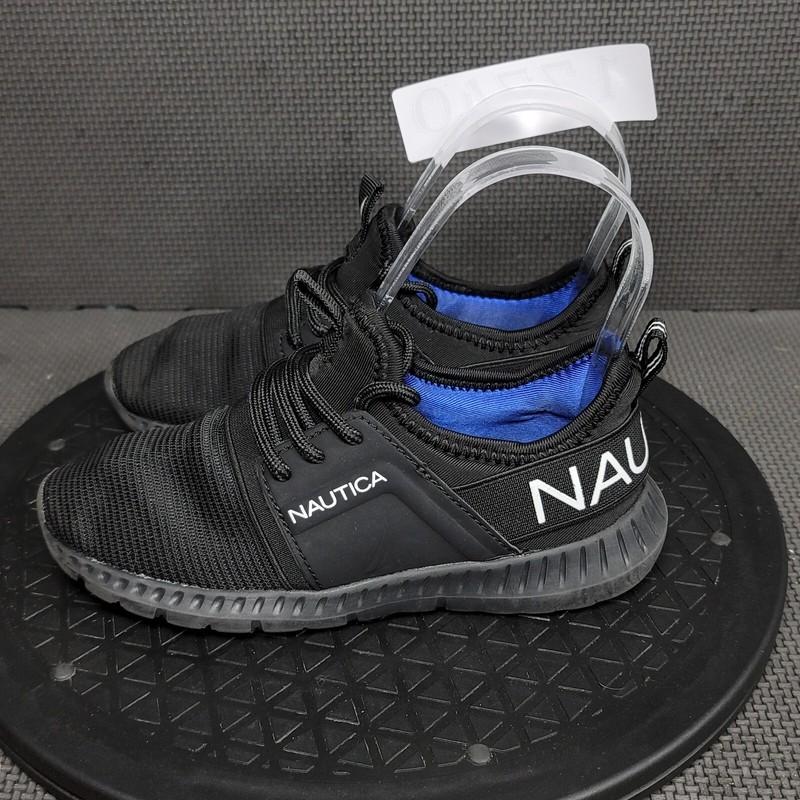 Nautica Kappil Shoes Toddler Sz 12 Black Blue Lightweight Trainers