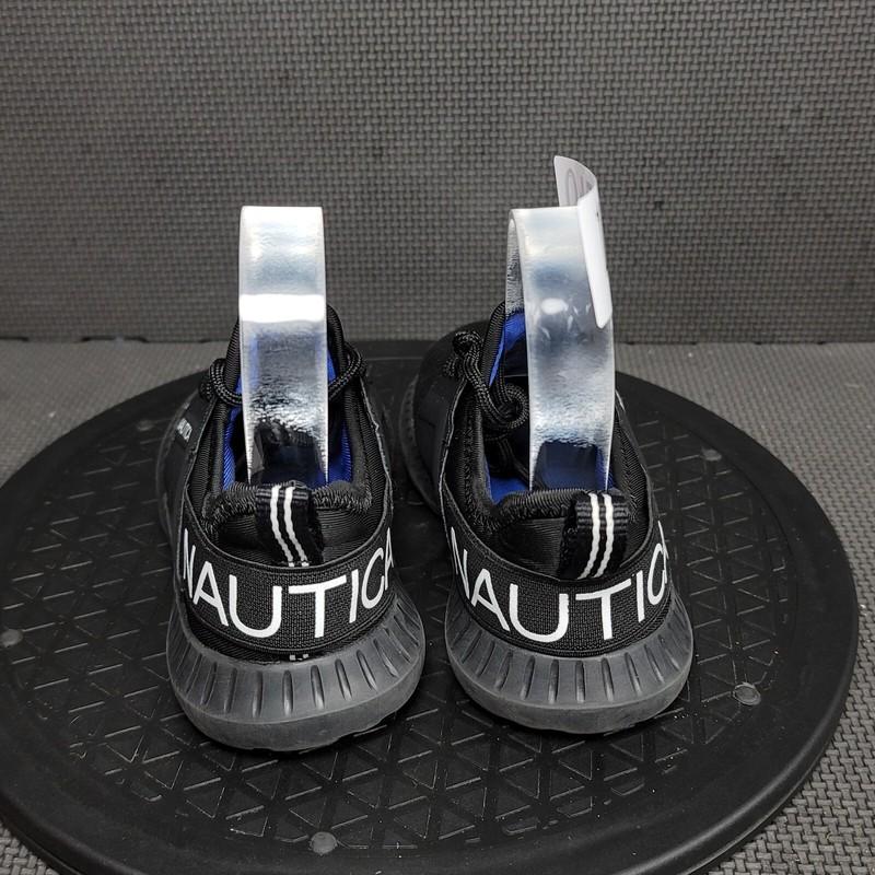 Nautica Kappil Shoes Toddler Sz 12 Black Blue Lightweight Trainers