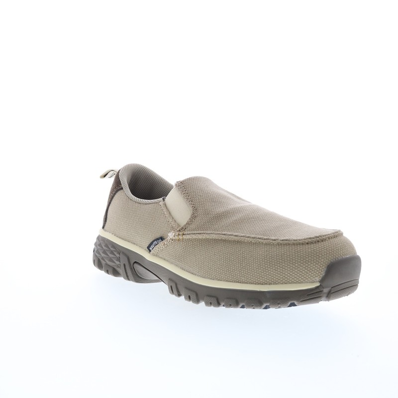 Nautilus Breeze Slip-On Alloy Toe Electrical Hazard Mens Brown Athletic Shoes