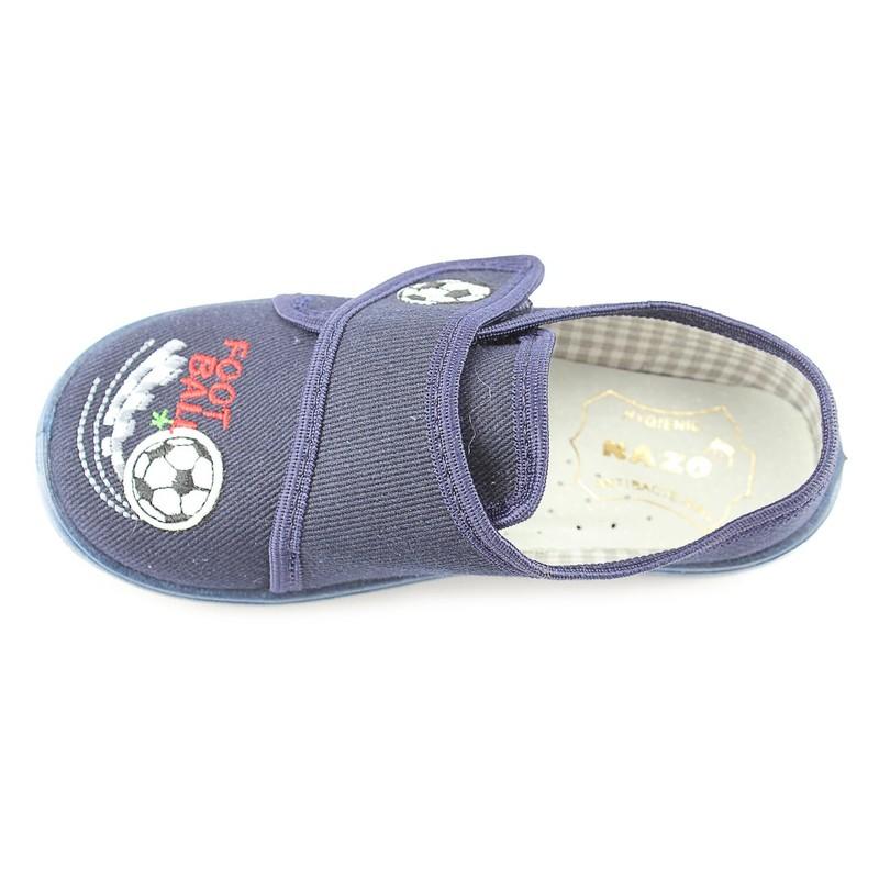 Nazo Boys Canvas Shoes / Slippers With Leather Sole Arch Ankle And Orthopedic