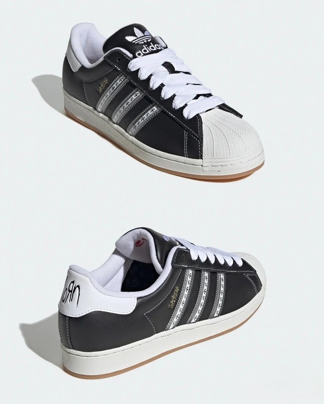 New Adidas Superstar KoRn Shoes - Core Black (IH1313)