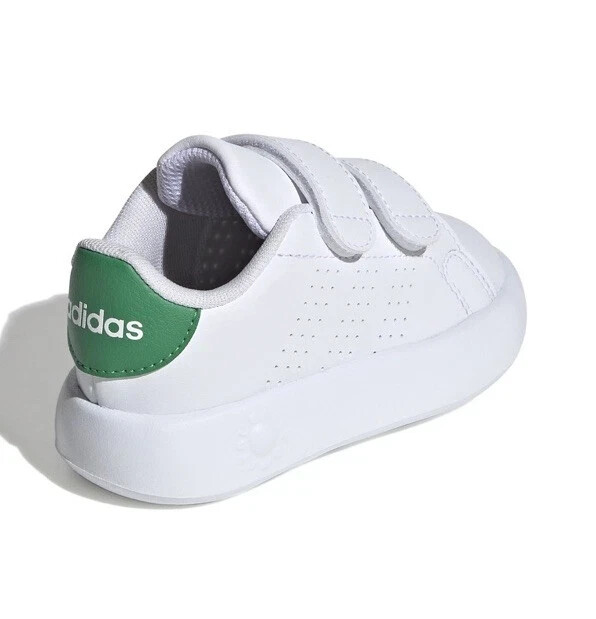 NEW Adorable adidas Advantage CF I Infant Shoes size 6K White / Green