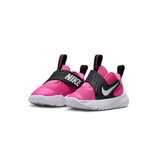 New Adorable Nike Team Hustle D 12 Toddler Girl's Shoes Size: 10 C Pink & Black