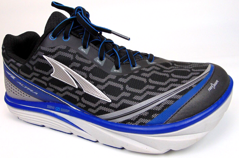 NEW ALTRA Torin IQ Men's Road Running Athletic Shoes Size 8.5 Med Black Blue