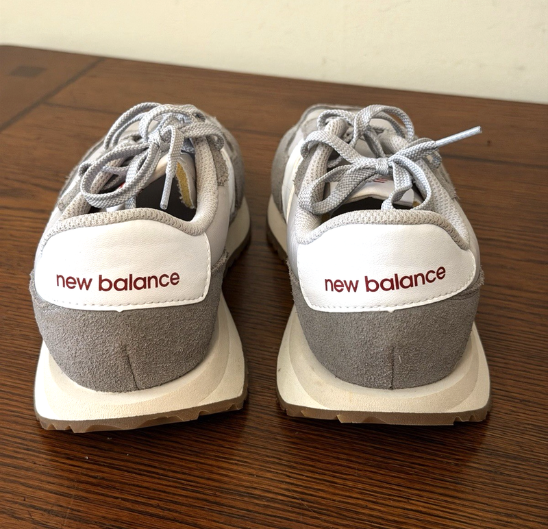 New Balance 237 Shoes Sneakers Boys Size 6 M Gray Casual GS237PE MINT