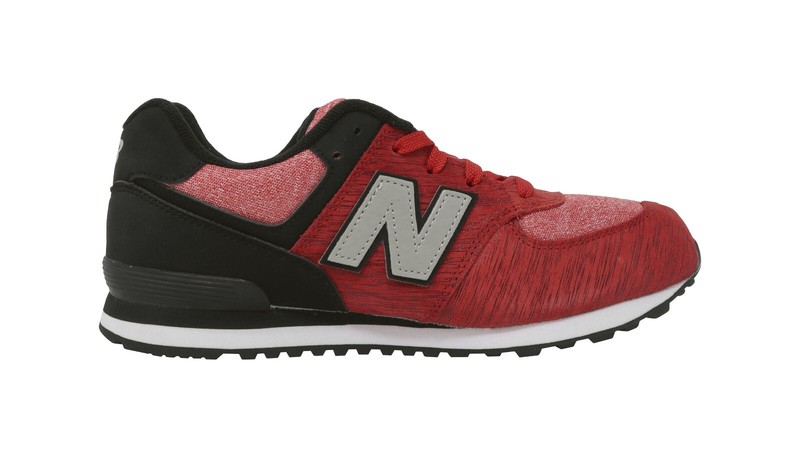 New Balance 574 Big Kids Running Shoes Sneakers KL574BEG - Red/Black