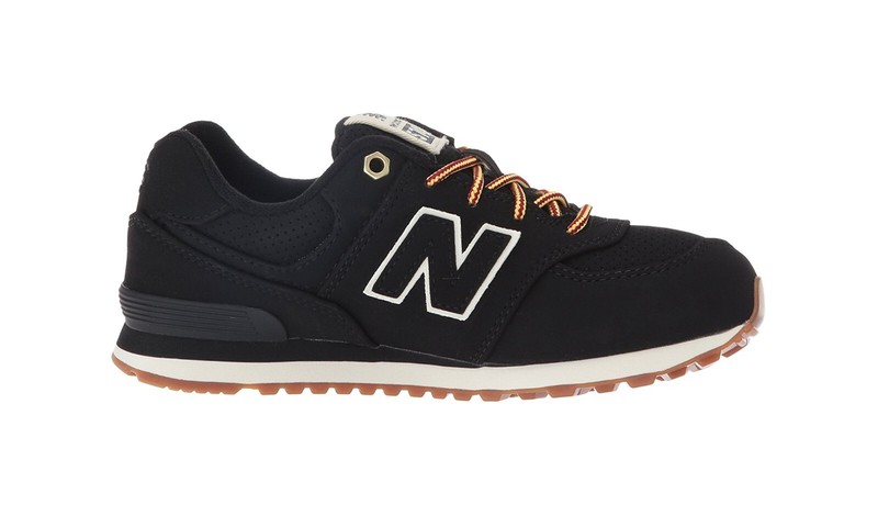 New Balance 574 Big Kids Running Shoes Sneakers KL574HAG - Black/Brown