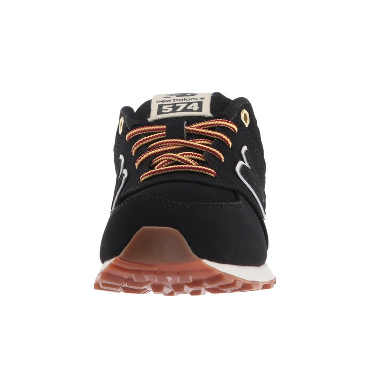 New Balance 574 Big Kids Running Shoes Sneakers KL574HAG - Black/Brown